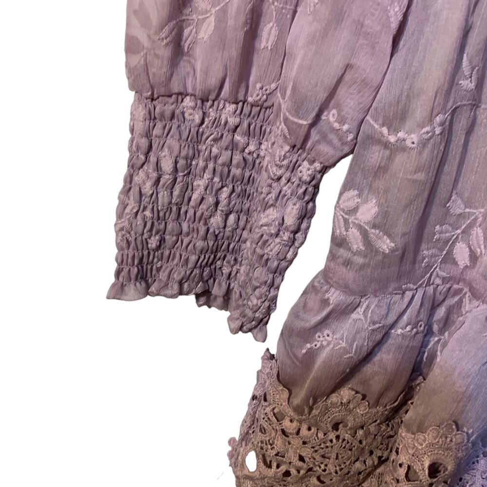 Lilac Lace MINI dress size Medium NWT - Picture 12 of 16